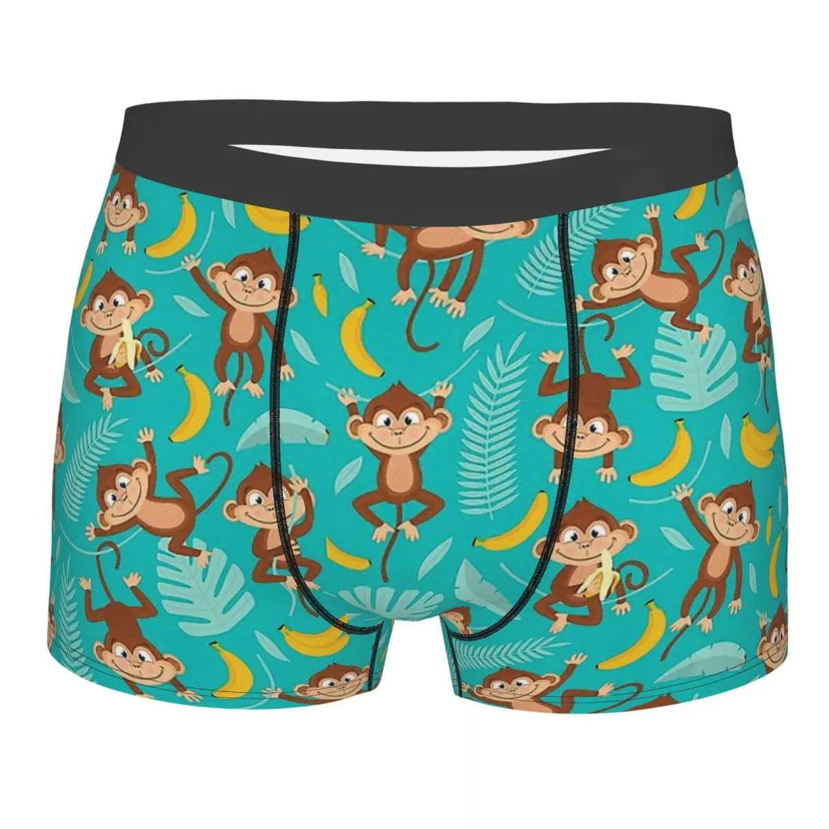 

Kawaii Cute Animal Animals Monkey Underpants Homme Panties Male Underwear Sexy Shorts Boxer Briefs