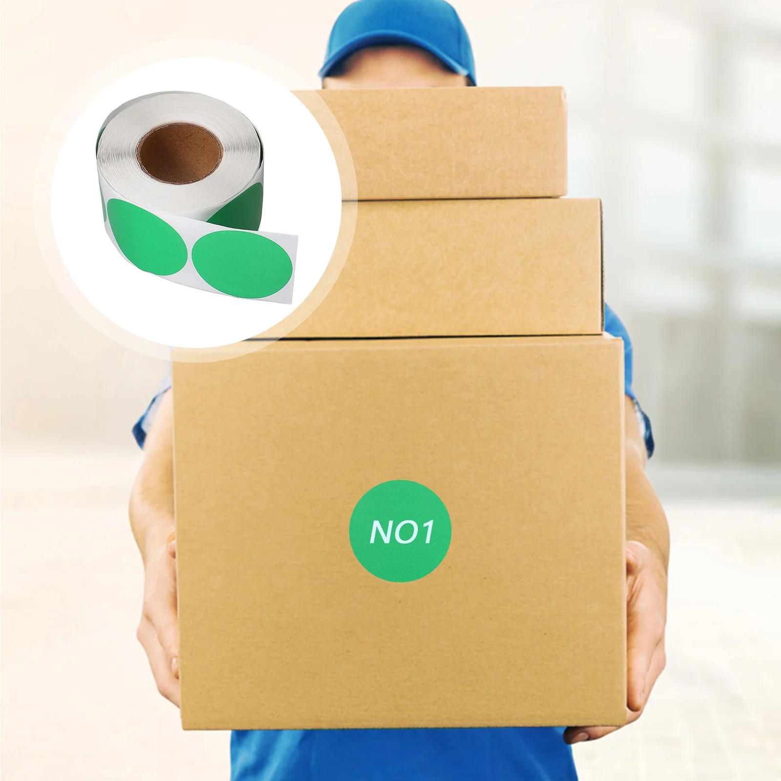 Stickerprinter Ronde stickers Etiket Papieren sticker Automatische thermische kantoorbarcode