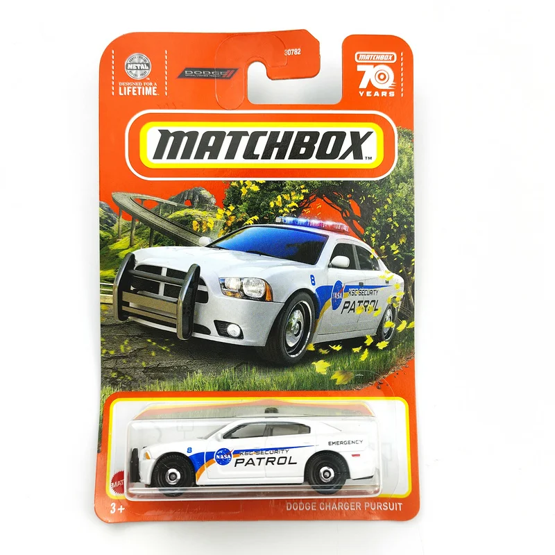 

2023 Matchbox Cars DODGE CHARGER PURSUIT 1/64 Metal Die-cast Collection Model Car Toy Vehicles