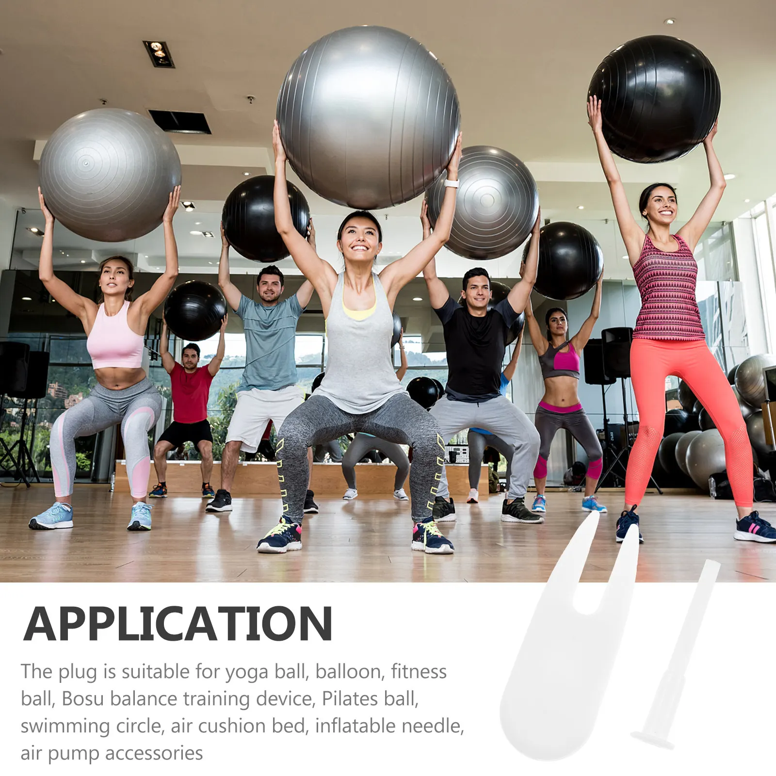 10Pcs Penutup Bola Latihan Pen - Pilates Yoga Ball Exercises ulasan dan harga