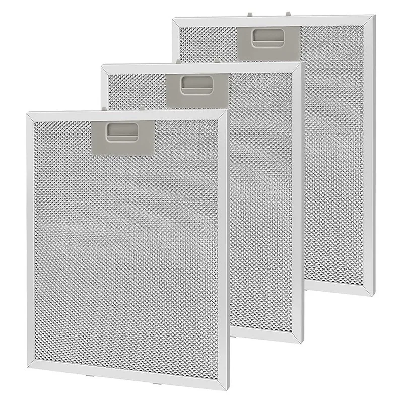 Multi-size Range Hood Filter Metal Mesh Cooker Hood Filter Replacement Kitchen Stove Vent Filter for Kitchen Extractor Fan