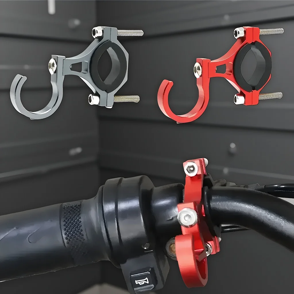 

Aluminium Alloy Hanging Hook - Adjustable Multifunctional Handlebar/Seat Mount for Motorbike Helmet & Bicycle