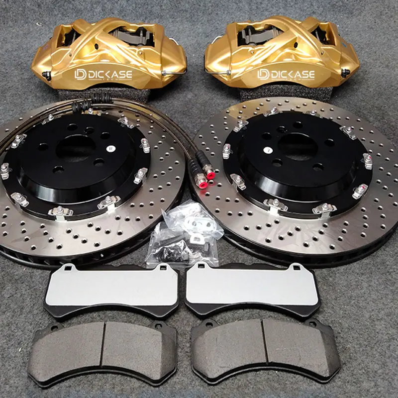 Dicase Kit freno grandi X61 modificati di alta qualità da 6 pentole Kit rotore forato con vite flottante per Volvo S60