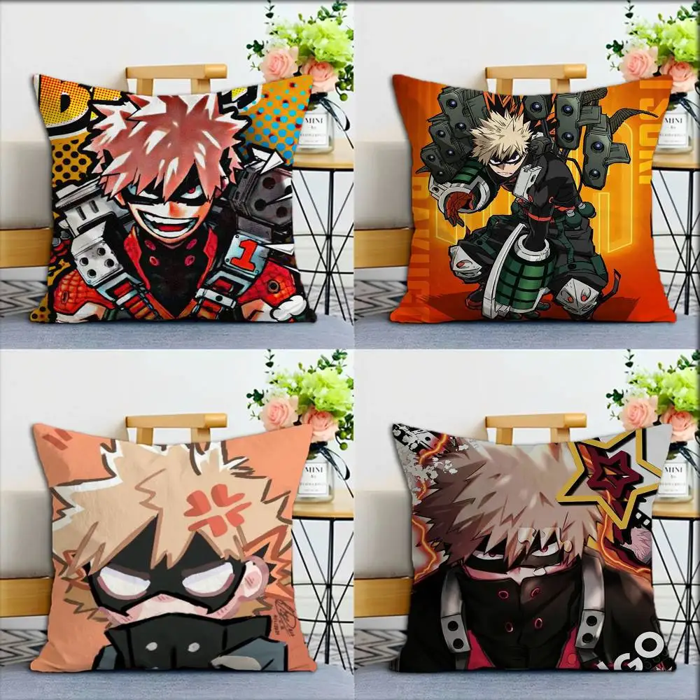

bakugo A-Anime K-Katsuki World Various Sizes Square Pillow Case For Car Home Bedchamber Decor