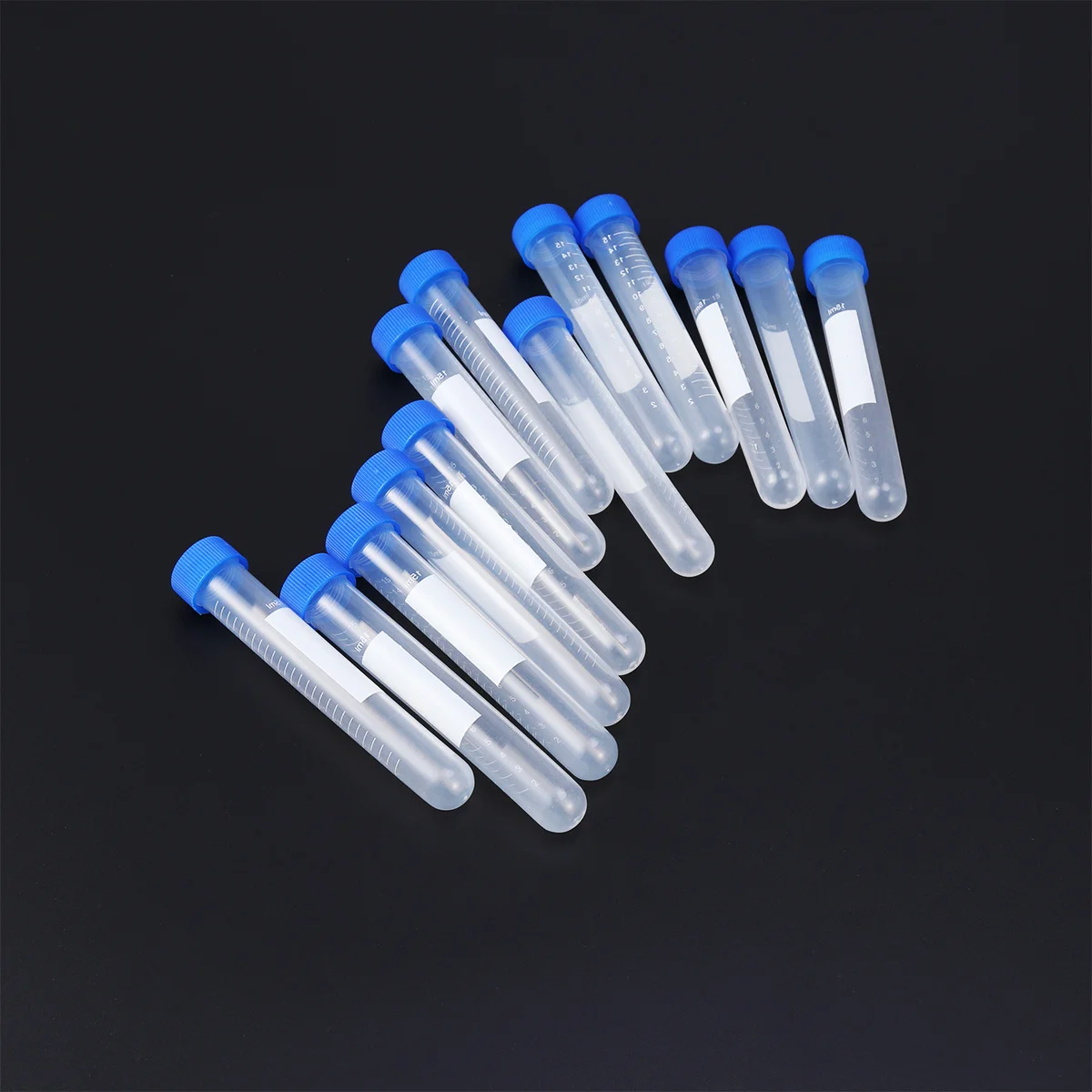 

50 pcs 15Ml Centrifuge Tube Round Bottom Transparent High-Speed Compatible Sample Storage Container Laboratory Supplies For