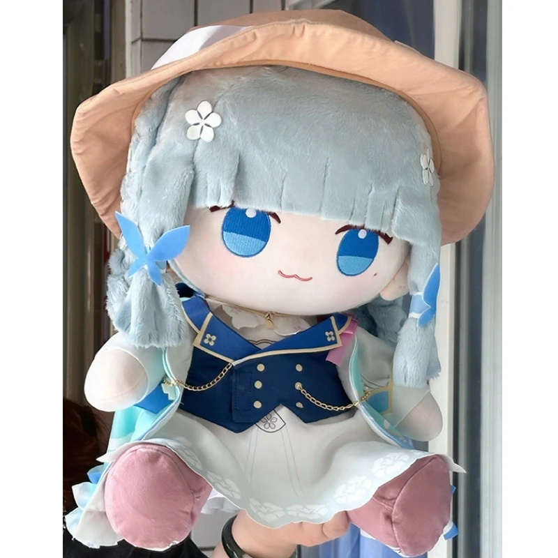 

40CM Game Genshin Impact Kamisato Ayaka Cute Plush Doll Stuffed Sitting Toy Plushies Anime Soft Hugging Figure Xmas Gifts