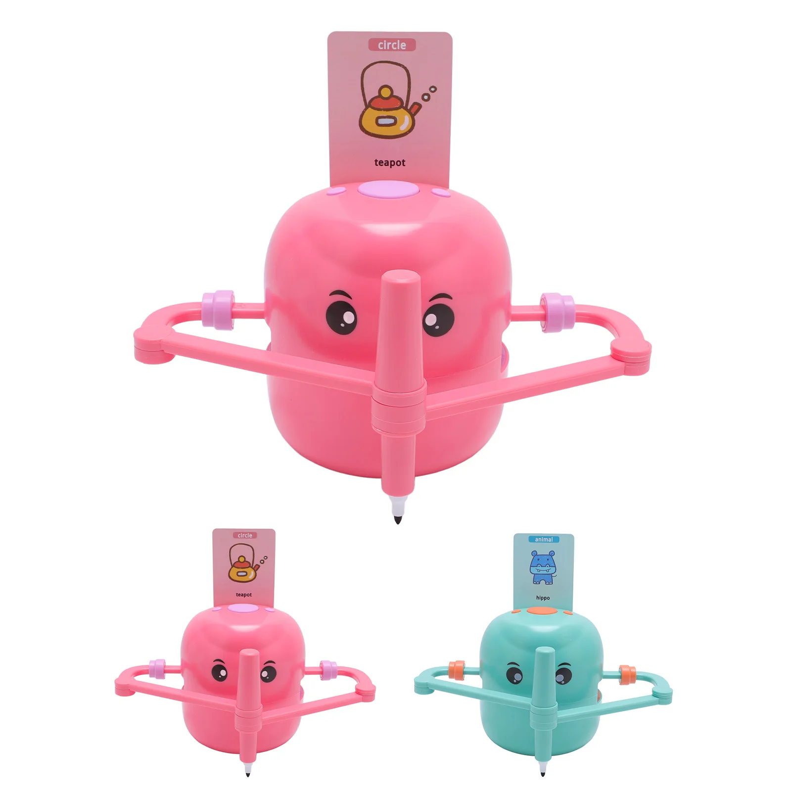 Robot da disegno intelligente per bambini Illuminazione artistica Robot da disegno educativo precoce interattivo Giocattolo da disegno automatico per bambini 5+