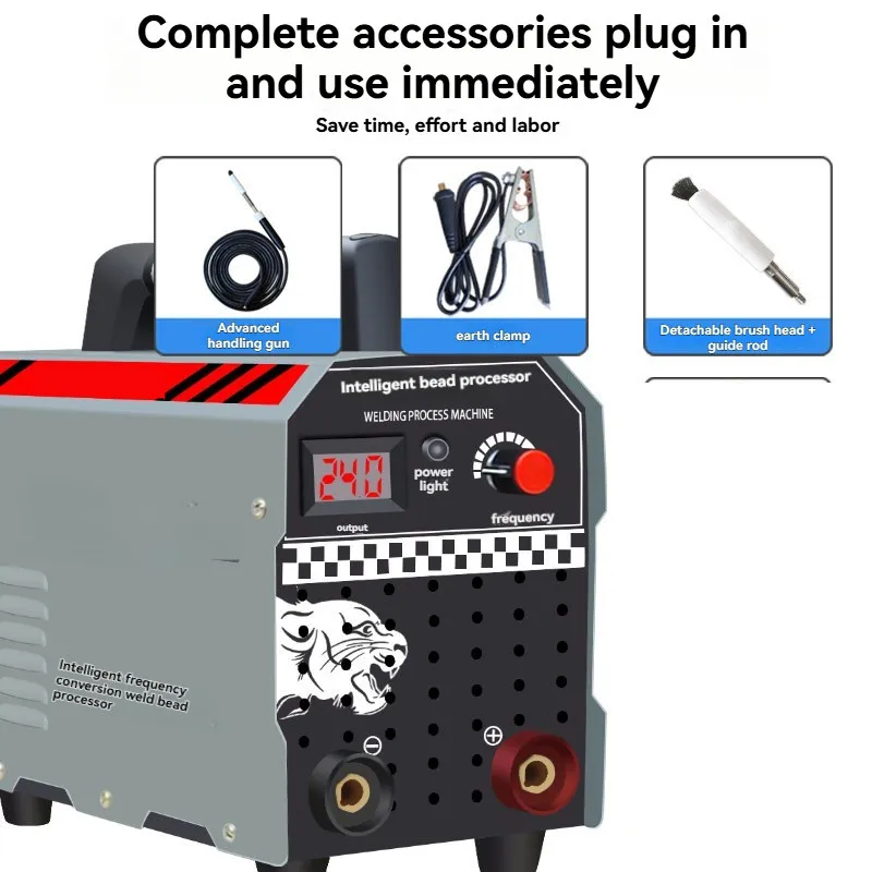 1000W Stainless Steel Weld Bead Processor Argon Arc Welding Spot Weld Cleaning Machine Electrolytic Polishing Machine