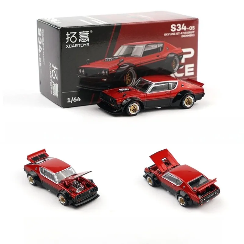XCARTOYS POPRACE 1/64 Nissan Skyline Racing Collection SKYLINE GT-R V8 Model