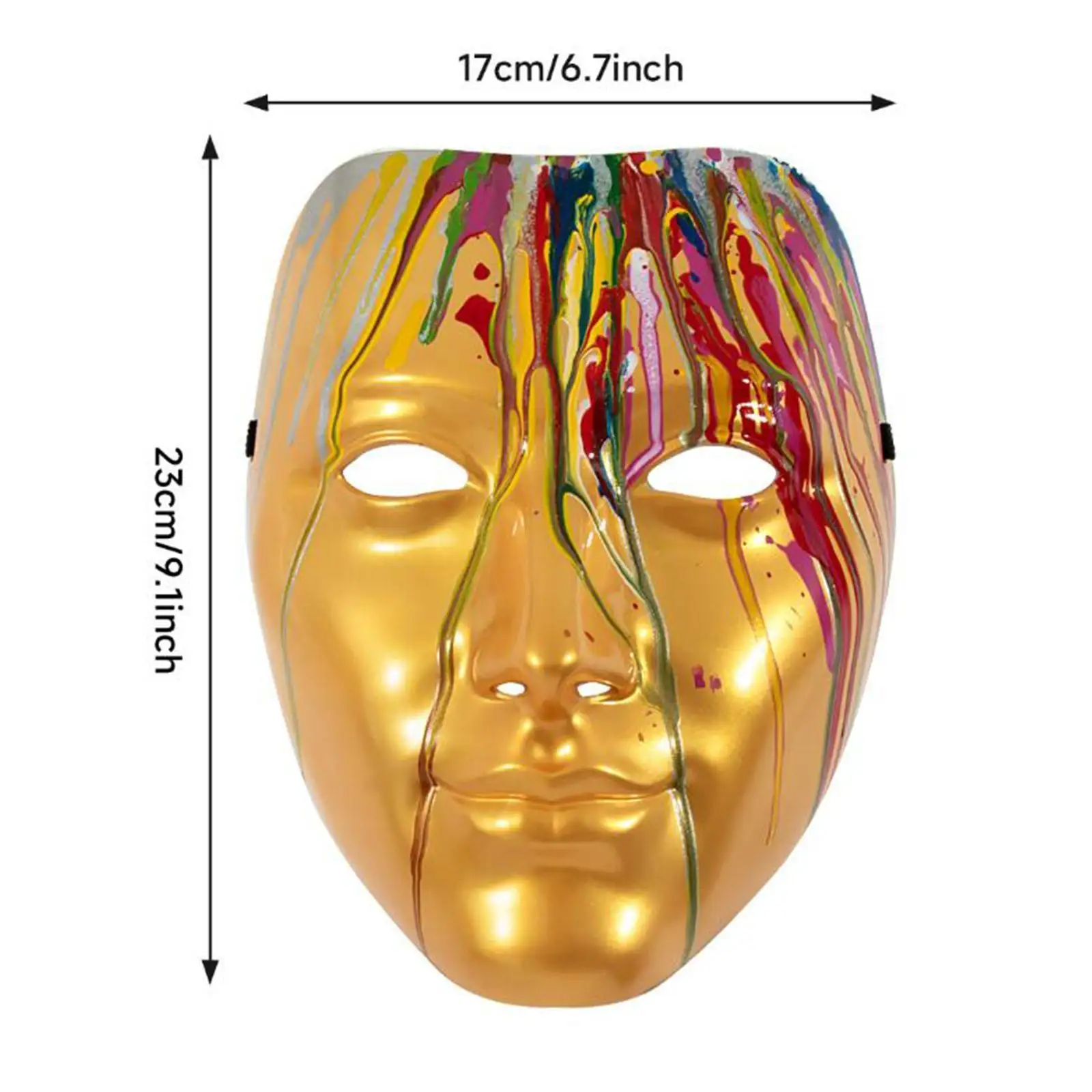 Masquerade Mens Full Cosplay Halloween Mask Carnival Face Cover Photo Prop Evening Prom Costume Comfortable Pp Shell
