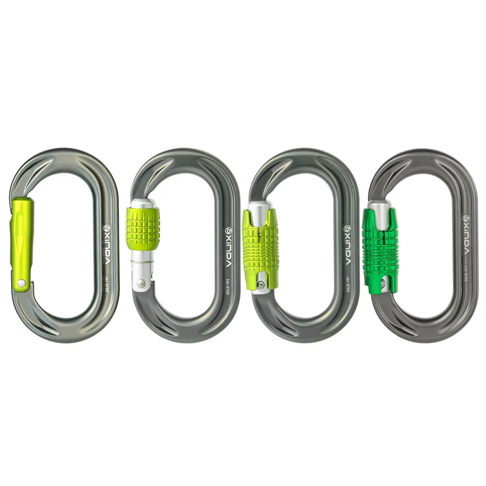 

Be suitable for three-stage automatic main lock compact safety buckle outdoor mountaineering rock climbing load-bearing lock