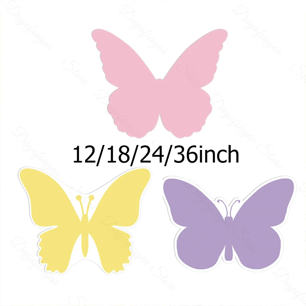 Butterfly Backdrop Foam Board Small Large Pink Purple Butterfly Cutout Mosaic Board for Baby Shower Birthday Party Decorations