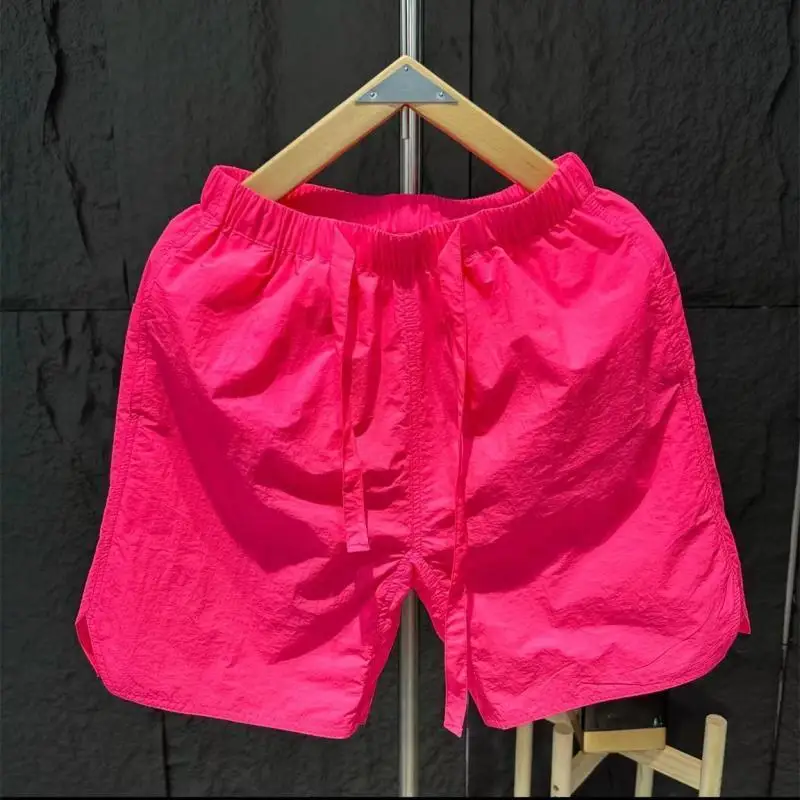 Men Sports Shorts Thin Quick Dry Breathable Casual Classic Resistant Shorts Pants Drawstring Beach Cargo Shorts Men Clothing