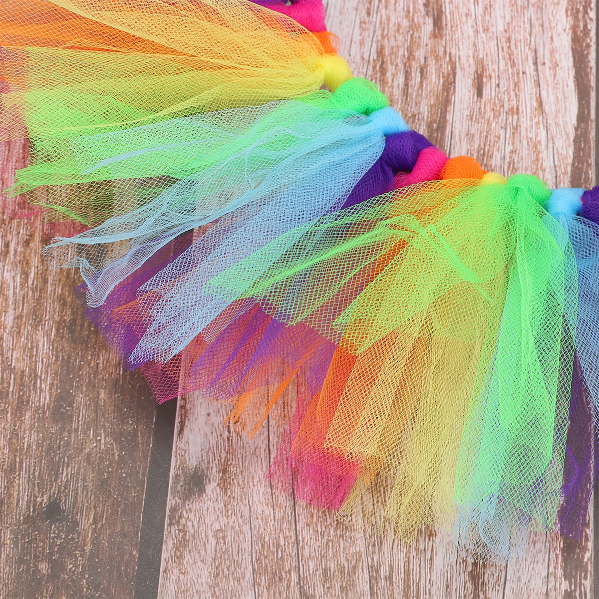 

1pc Rainbow for Clothes Cute Tutu Pet Supplies Dress Party Photo Puppy Wear Pet Supplies Dog Gauze Skirt Dog Gauze Skirt