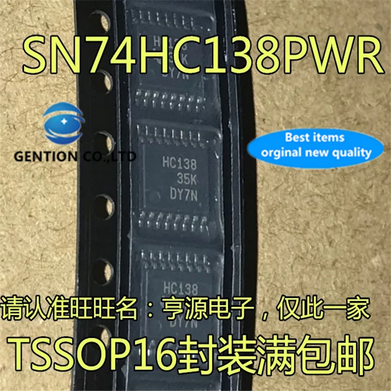 

20 шт. SN74HC138PWR 74HC138PW HC138 TSSOP-16 декодер с 3 линий на 8 линий в наличии 100% новый и оригинальный