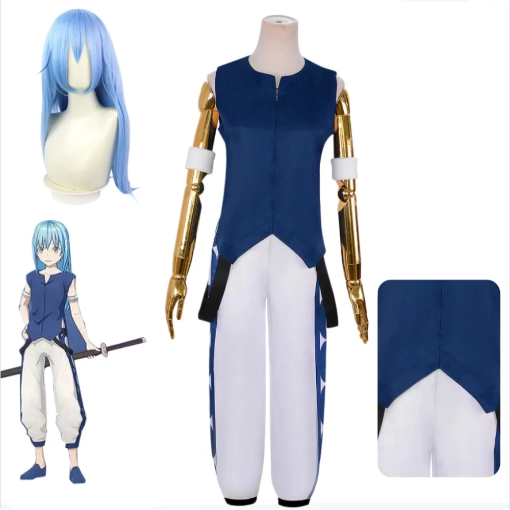

That Time I Got Reincarnated As A Slime Rimuru Tempest Season 2 Cosplay Costume Full Set Unisex Anime Halloween Comic Con Outfit
