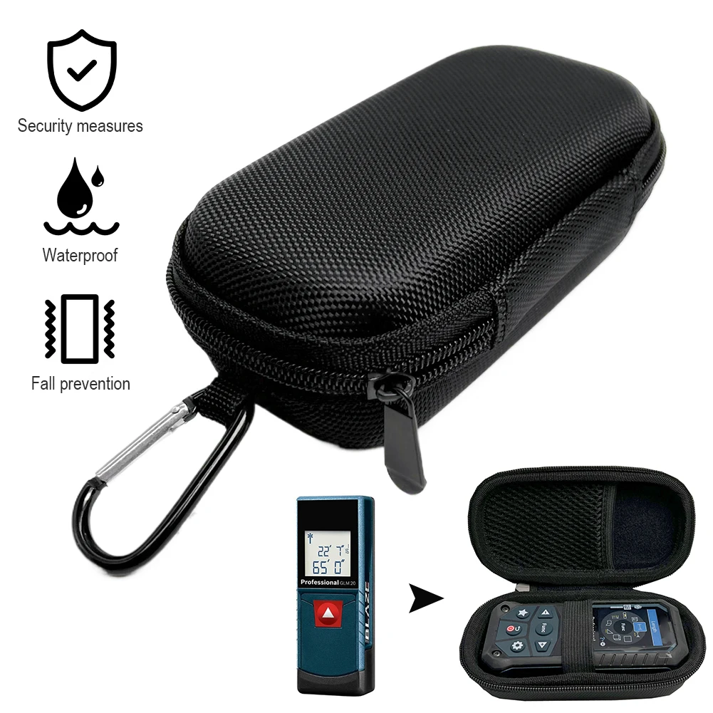 Hard Carrying Case with Mesh Pocket Hard Storage Travel Case Shockproof EVA Organizer Case for Bosch GLM Laser Distance Meter