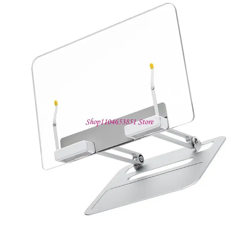 

Компактный держатель для книг с вращением на 360 градусов. Конструкция с двумя петлями. Прозрачная акриловая платформа. Складная