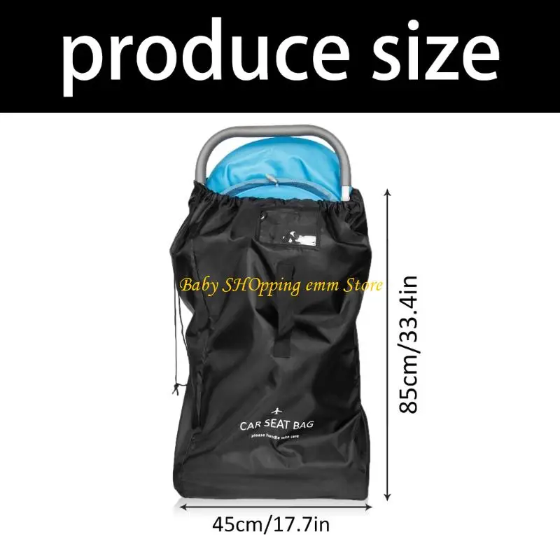 Bolsa viaje integral para asiento coche 23GD que ofrece protecciones, portabilidad y fácil mantenimiento, tela impermeable