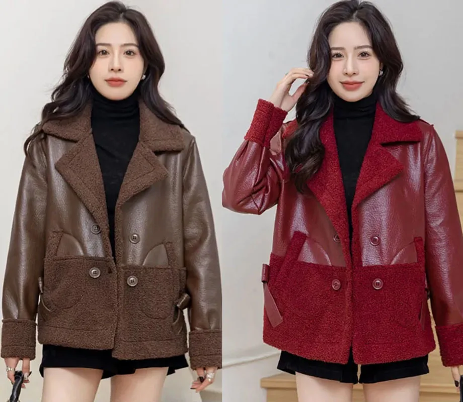 2025 Primavera e Autunno Nuovo Double-sided Double Wear New Fashion Match Riduzione dell'età Versione coreana Top Coat Allentato Tinta unita