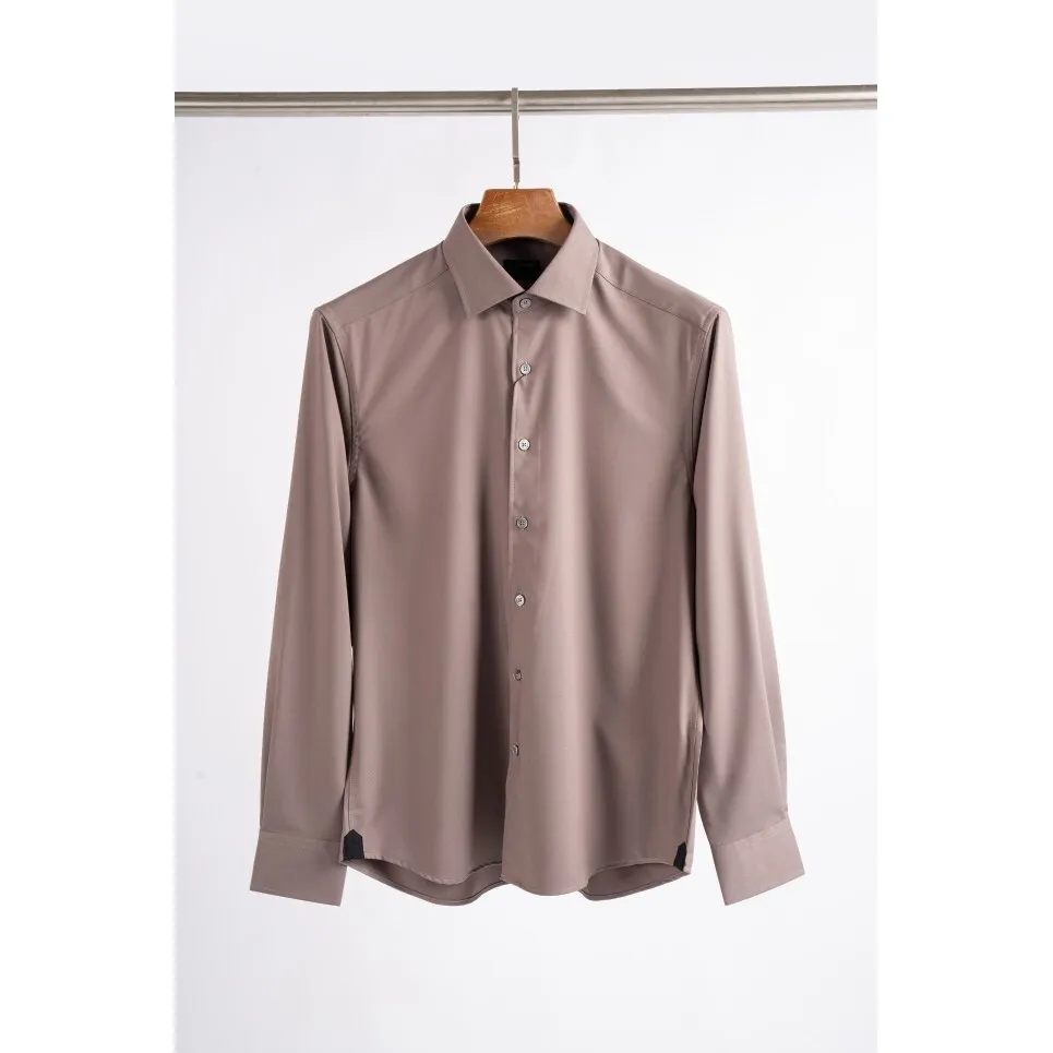 

Удобная мужская длинная све irt Zeg Je Nie E Z Silk Blend Touch, мягкая, приятная для кожи, дышащая, повседневная, модная, осенняя одежда