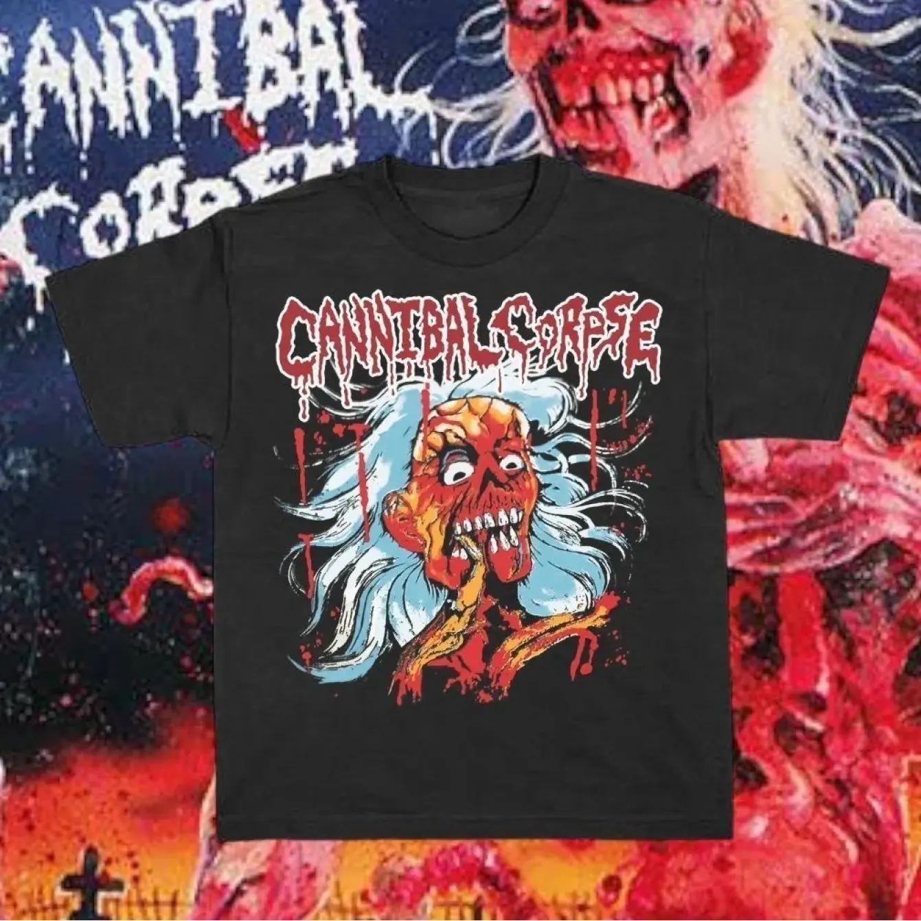 Terror Metal Band T-Shirt, Unisex, Muster für Erwachsene, kurzärmeliges Hemd mit bedrucktem Rundhalsausschnitt, Grafik-T-Shirts
