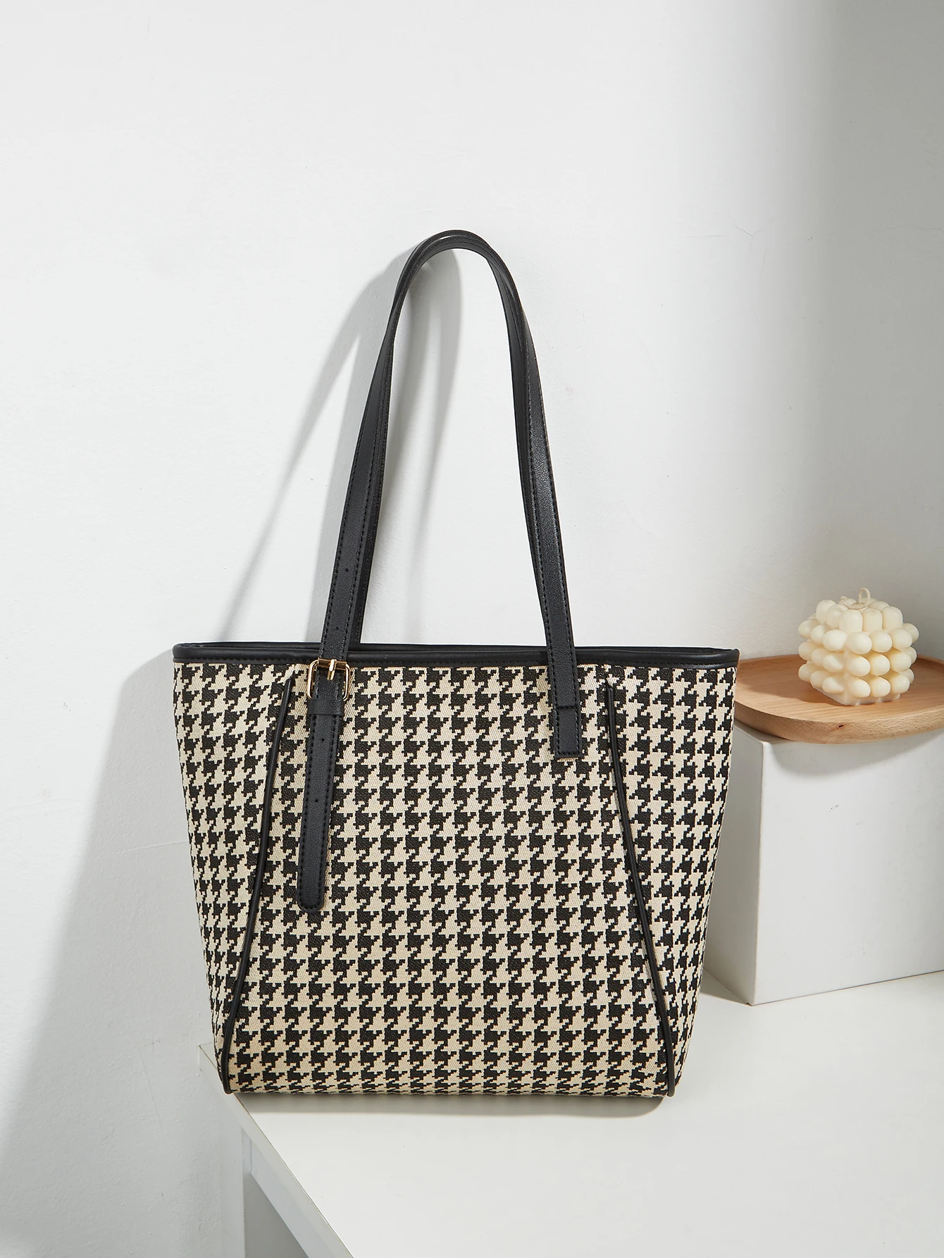 

Новый стиль, универсальная модная женская сумка-тоут в клетку большой вместимости и сумка через плечо