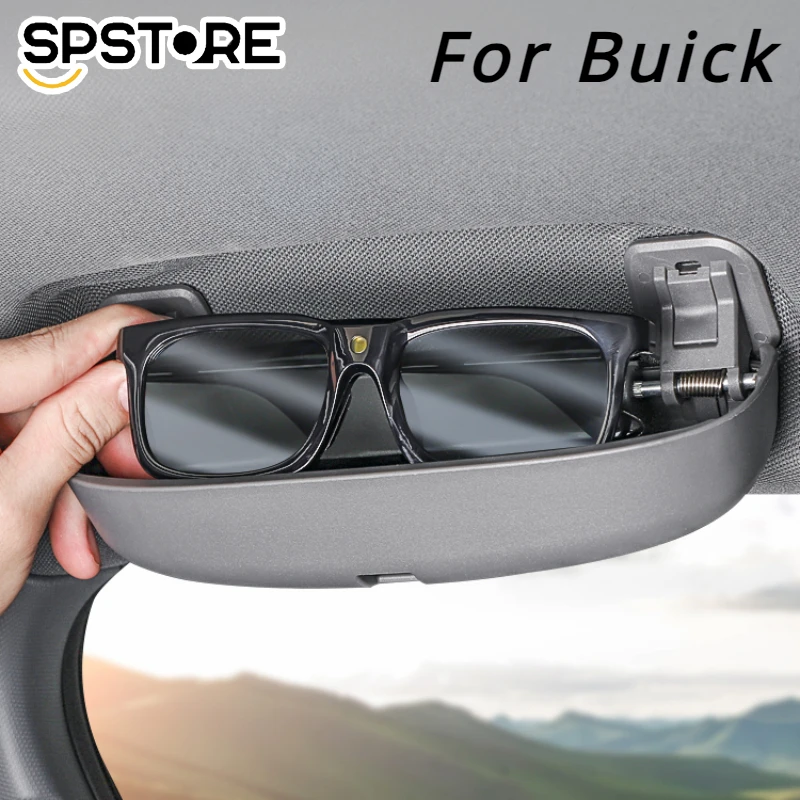 For Buick Envision/Verano /Excelle GT Accessories Car Sunglasses Holder Glasses Case Storage Box Interior Accessories Storage