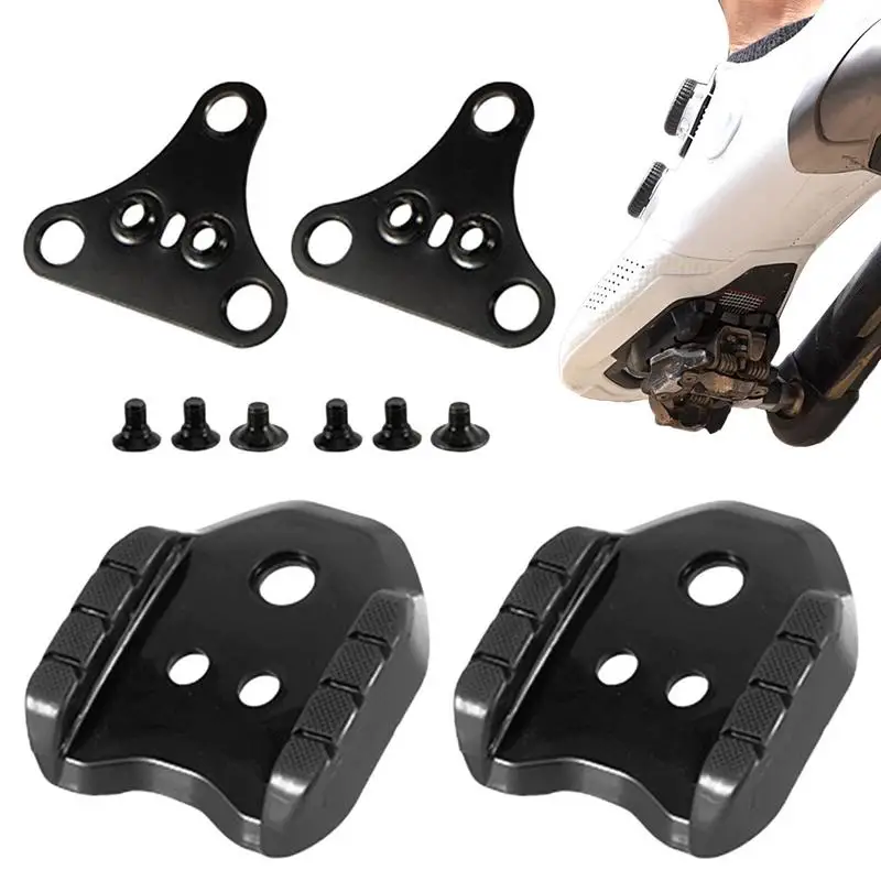 Bicycle Pedals Converter Bicycle Replacement Pedals Converter Bike Cleats Accessories On Indoor Exercise Spin Bike Convert Dual