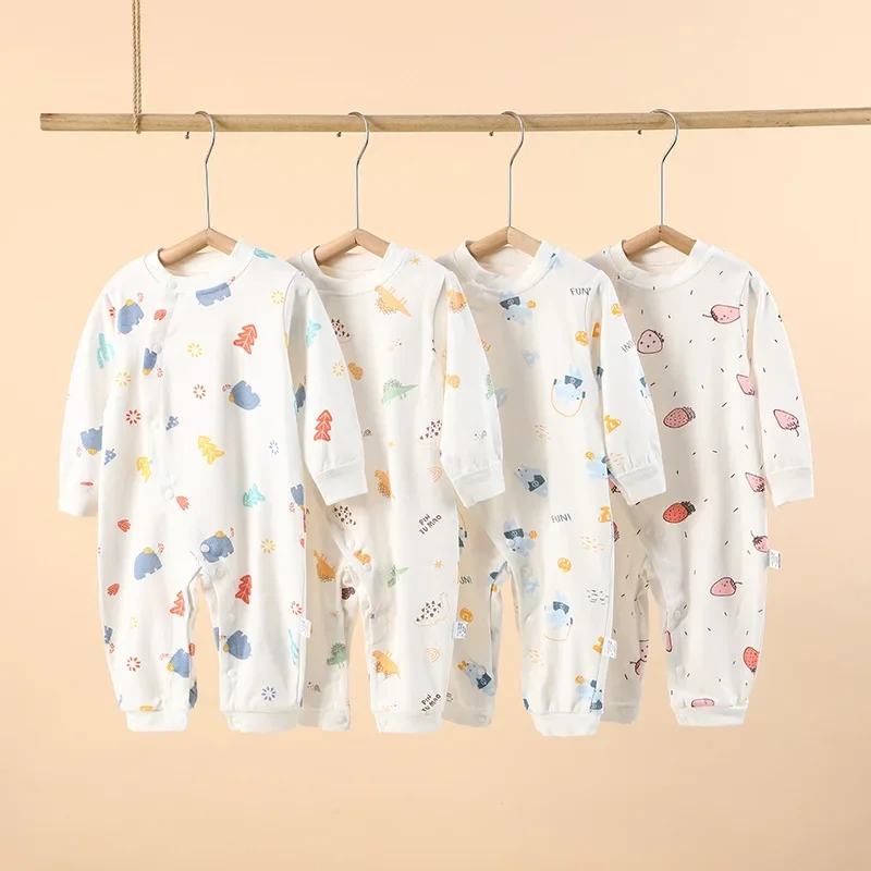 Autumn Pajamas Super Cute Baby Bodysuit Spring Newborn Baby Bottoming Climbing Clothes
