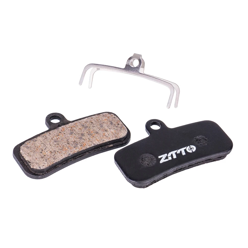 Cheap 1 Pairs MTB Semi Metal BIke Brake Pads Quiet Ceramic For Bicycle Disc Brake M8020 M6100 mt200 Guide Code E9 DB ER MT6 MT4