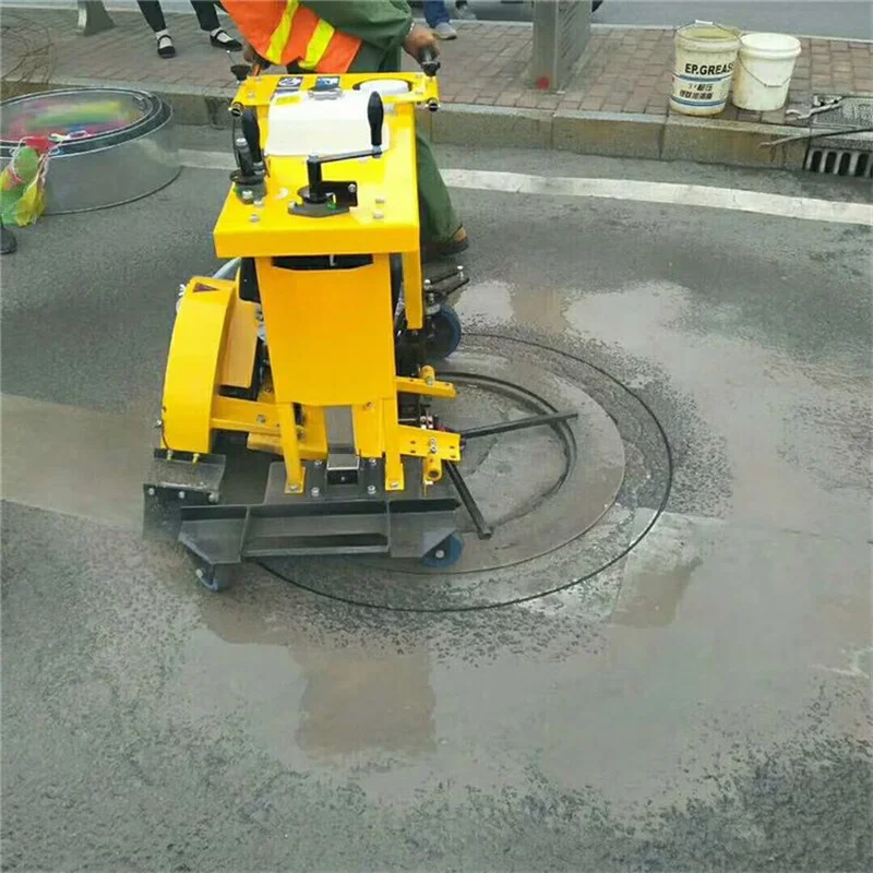 Hand Push Manhole Cover Cutting Machine 1000 Kiln Manhole Cover Cutting Machine for Circular Cutting