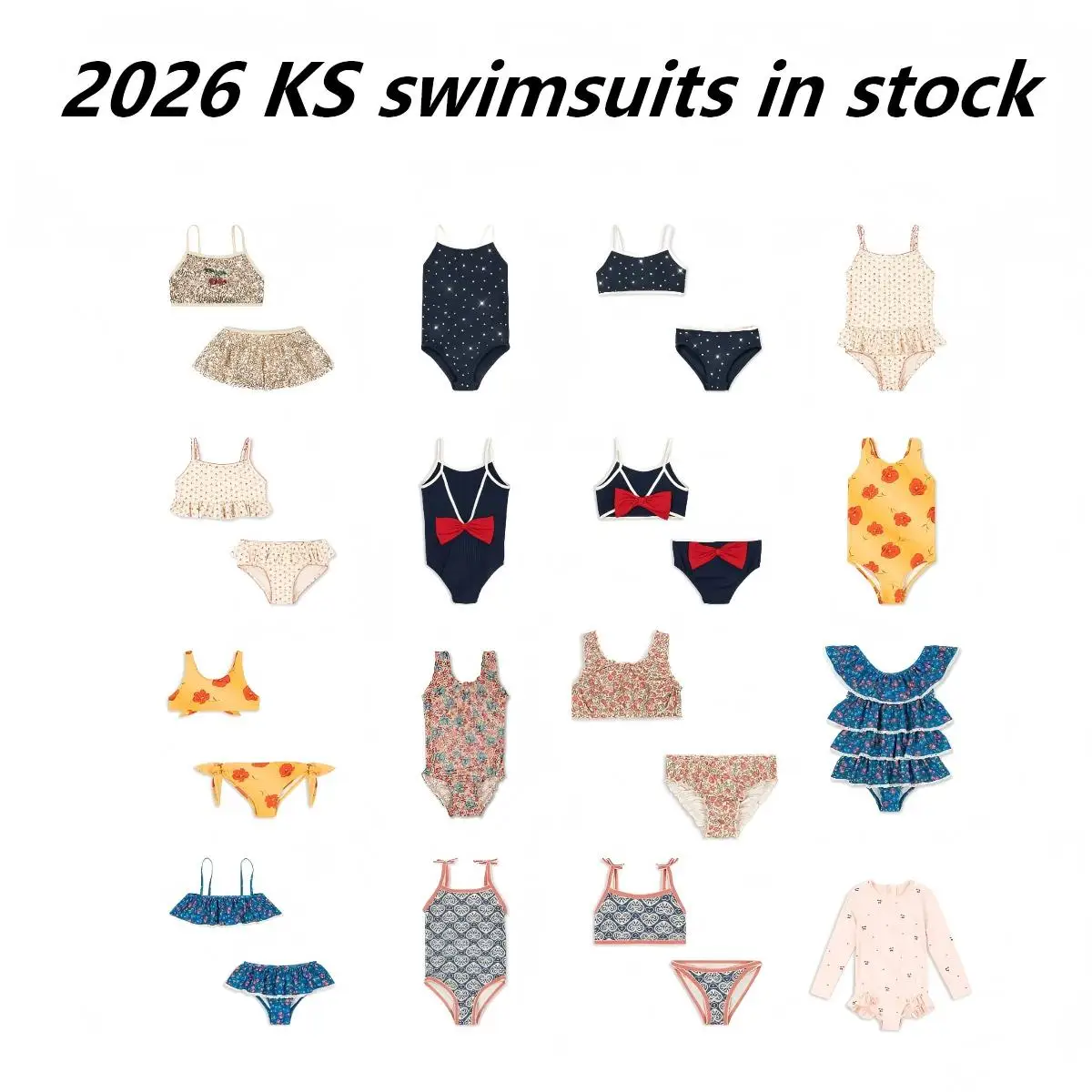 

Купальники серии KS Swimwear Cherry Navy Style 2026 [В наличии]