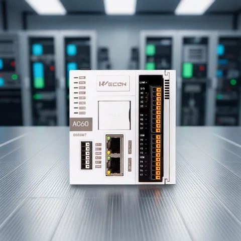 Wecon Codesys EtherCAT PLC AC60-0808MT-D, Motion Control, CNC, Robotic, EtherNet/IP, Programmable Logic Controller FB/FC ST