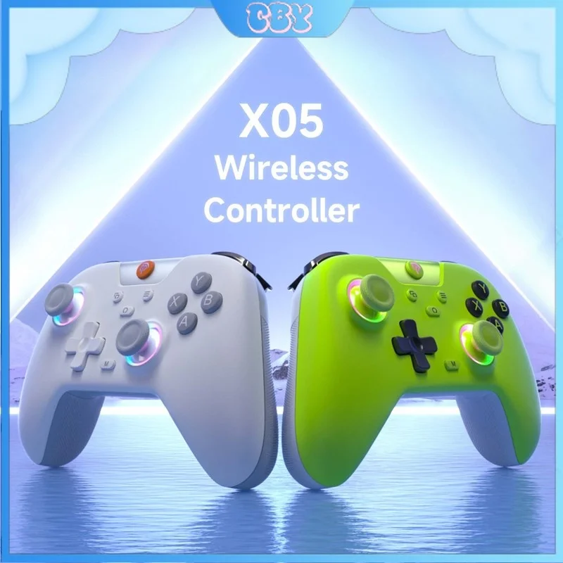 2024 New X05 Gamepad Hall Trigger Double Vibration Three-Mode Connection  Suitable For Switch/Pc/Mobilephone/Steamdeck