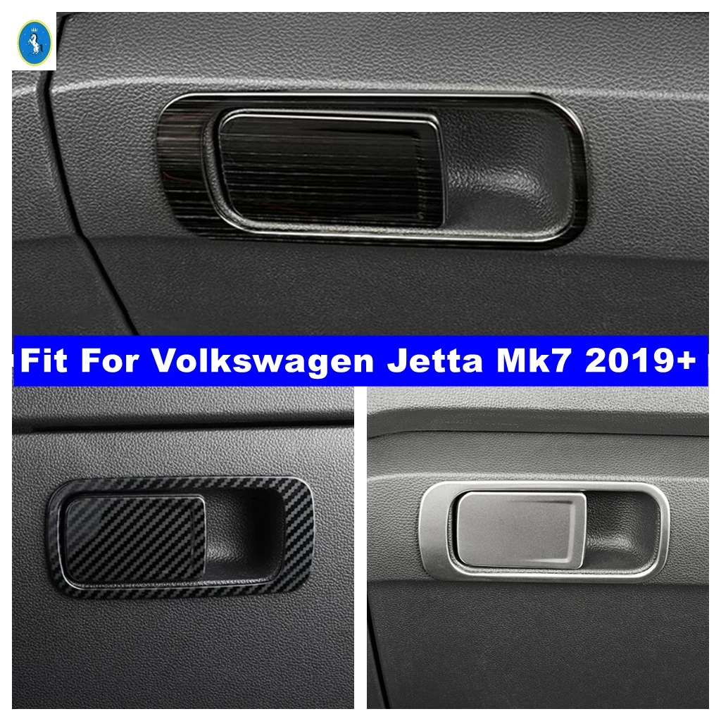 

Car Glove Box Handle Cover Storage Clasp Hand Bowl Sequins Sticker Fit For Volkswagen Jetta Mk7 2019 - 2022 Interior Accessories