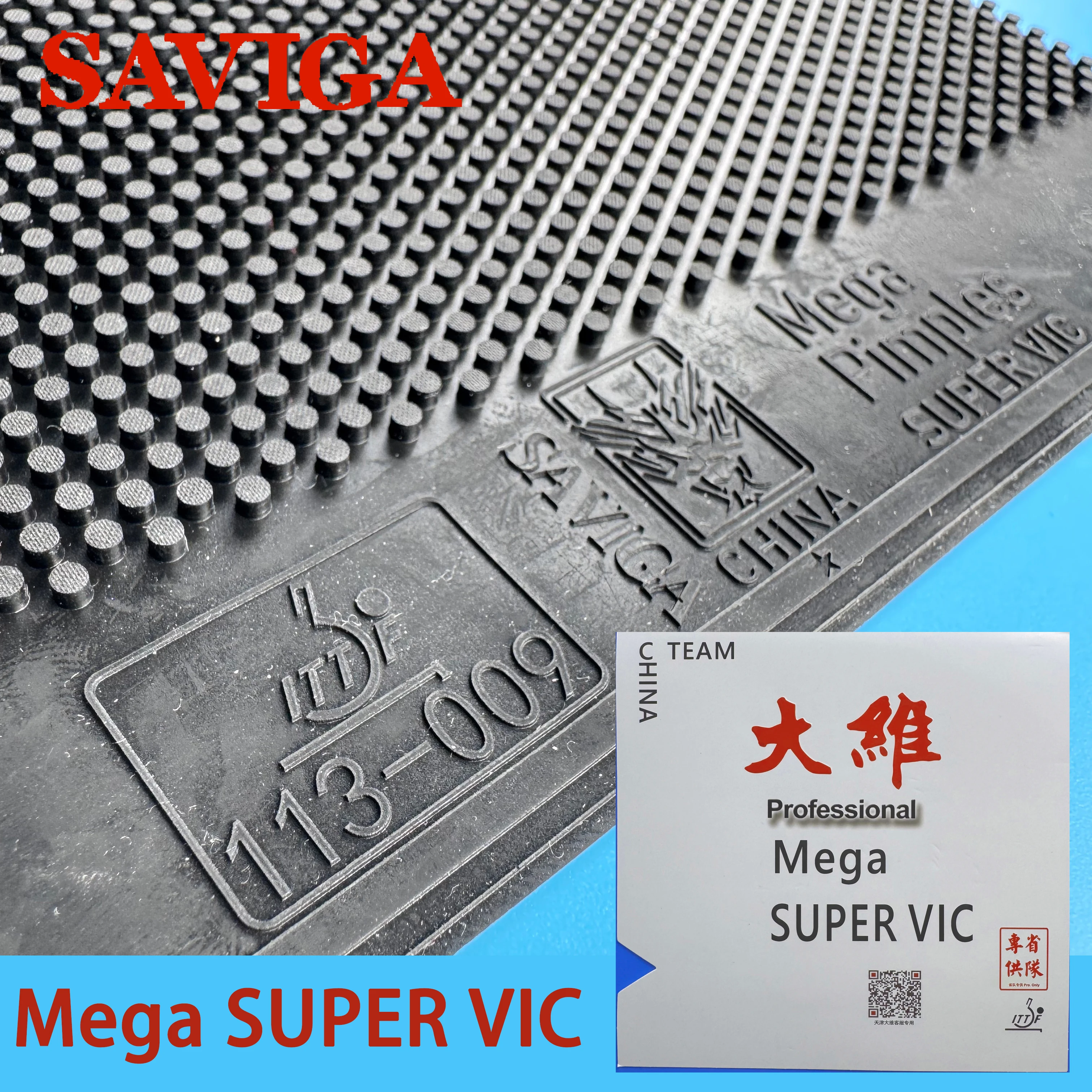 Table Tennis Single - SAVIGA Mega SUPER VIC Long Pips