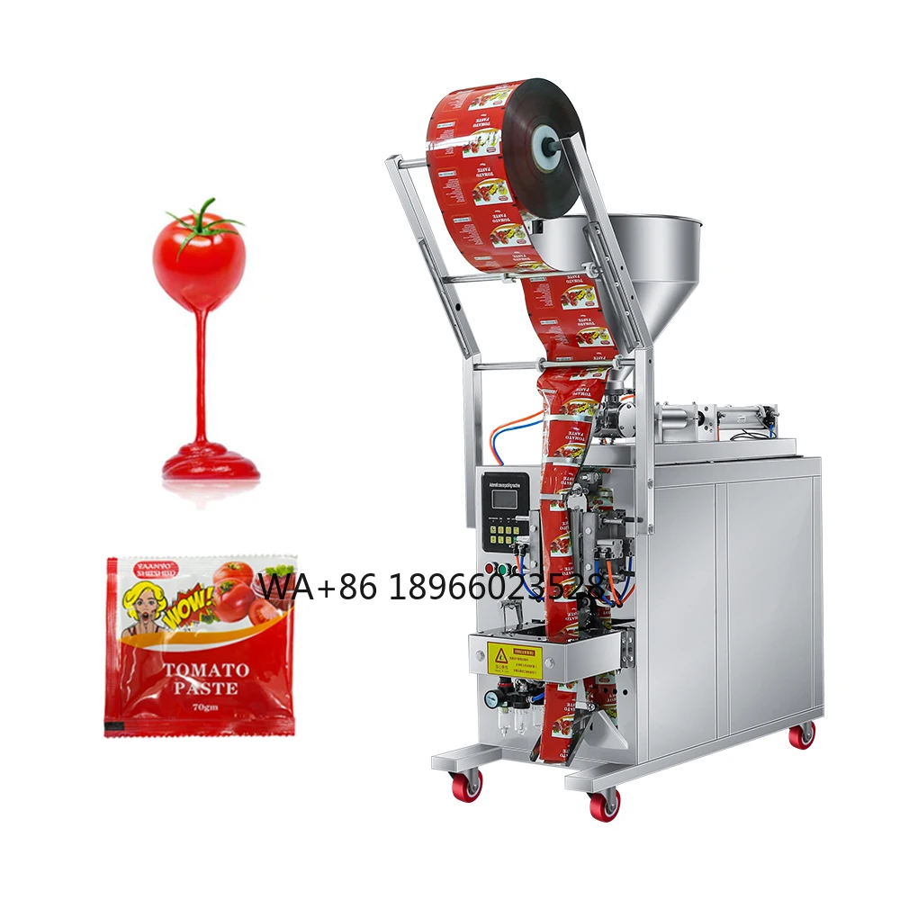 

Ketchup Automatic Packing Machine Sauce Liquid Honey Ketchup Sealing Filling Packaging Machine