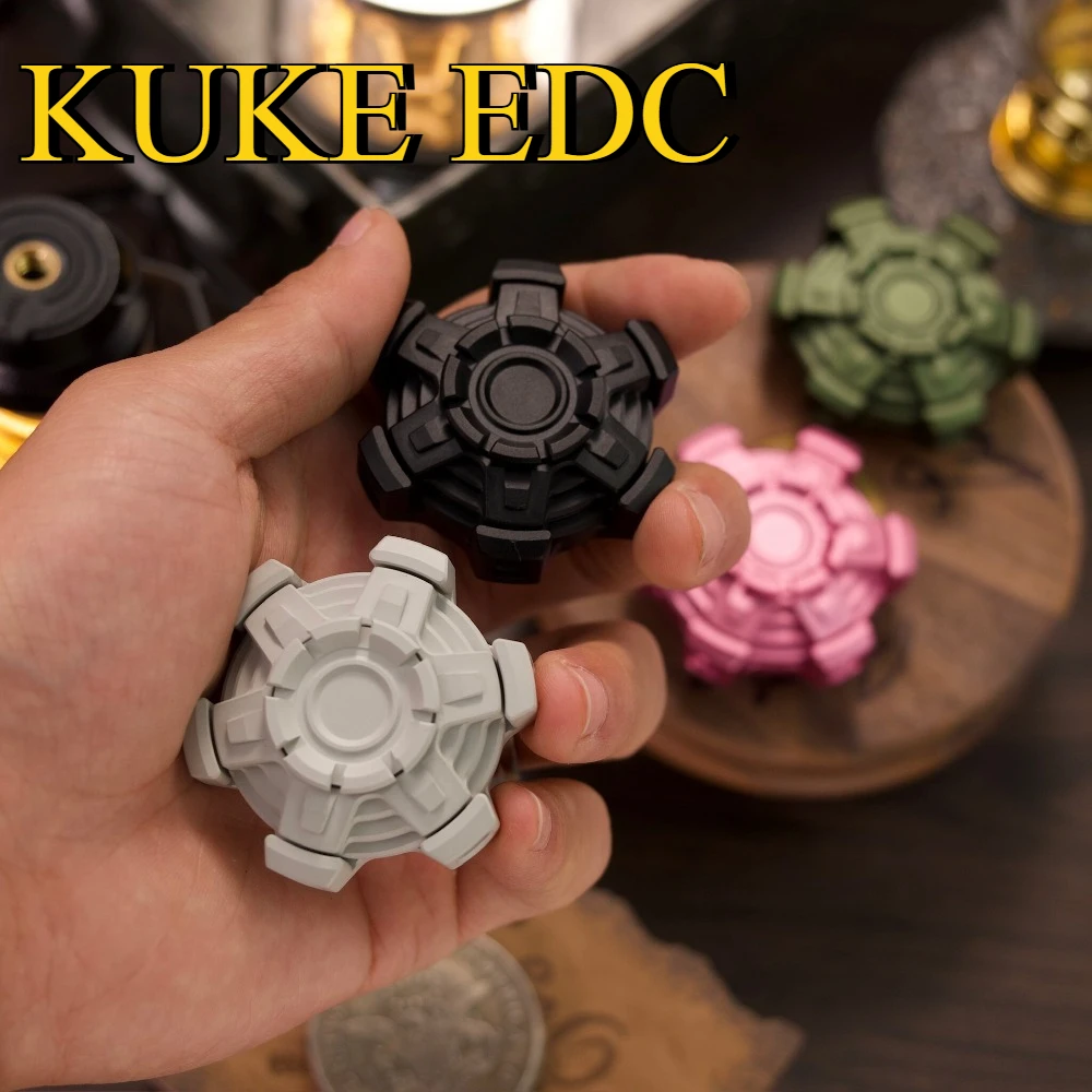Механическая игрушка-спиннер KUKE EDC: Новая конструкция из металлических элементов для снятия стресса