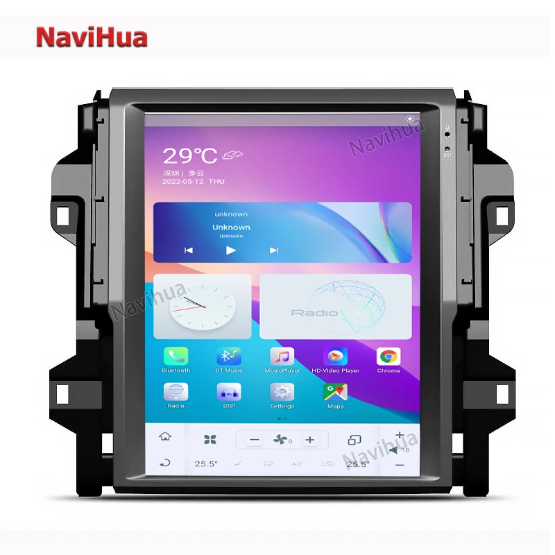 

12.1" Android 9 Car Radio Car DVD Player Navigation GPS Radio for Tesla Style TOYOTA for Fortuner HILUX Revo 2016