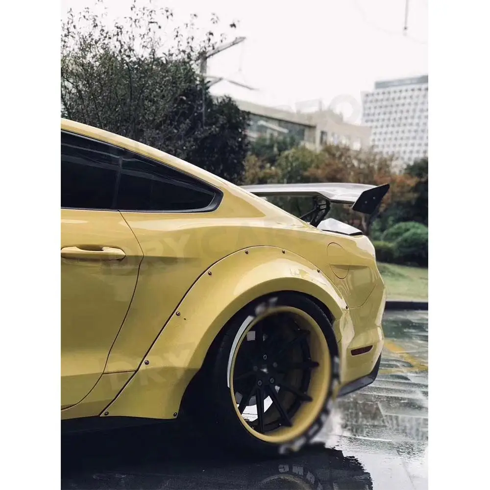 4 Teile/satz Auto Breite Rad Augenbraue Arc Kotflügel Schmutzfänger Kotflügel Abdeckungen Body Kits für Ford Mustang Coupe 2015-2019 zubehör