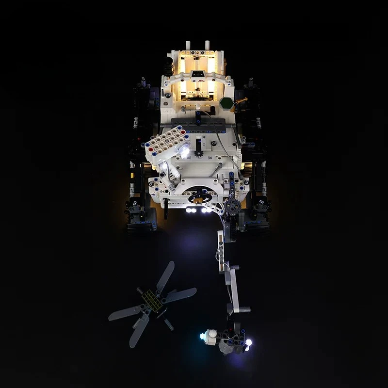 Ensemble d'éclairage LED adapté aux blocs de construction LEGO NASA Mars Rover Perseverance 42158