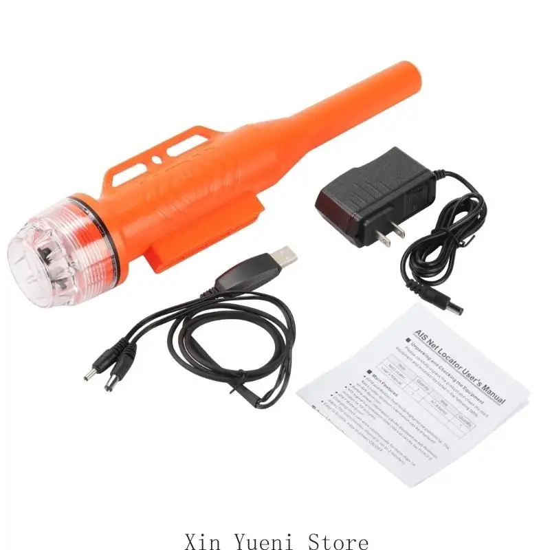 

Marine Boat Fishing Net Positioning Apparatus Net Locator AIS Fishing Net Buoy Trackers Locator 10NM Fishing Accessory