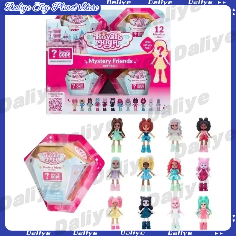 

Royale High Fire Fairy Fashion Doll Action Figure With Virtual Item Code Official Licensed Collectible Toy Blind Box Toy Gifts
