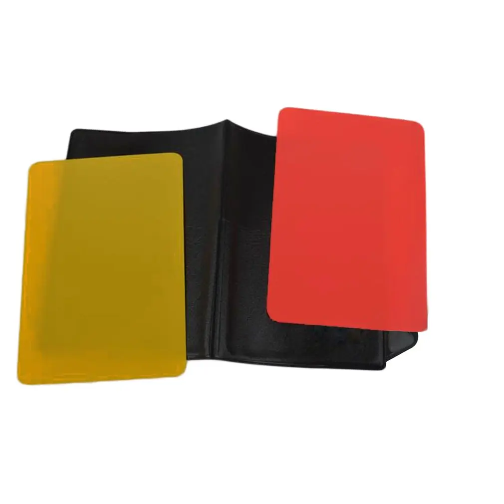 

Football soccer Referee Cards Volleyball Football Sport Wallet Score Notebook Pencil Set Sales promotion Wholesale new brand