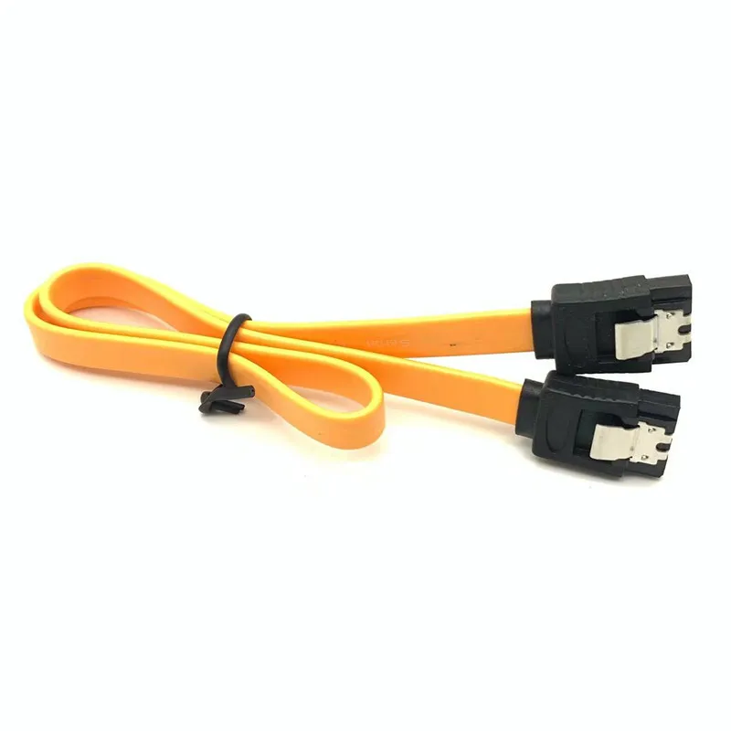 Sata 3.0 Iii Harde Schijf Data Kabel Hdd Ssd Snoer Lijn 7pin Sata Kabel 6Gbps 40Cm Dual Straight Kabel Voor Sata Apparaat