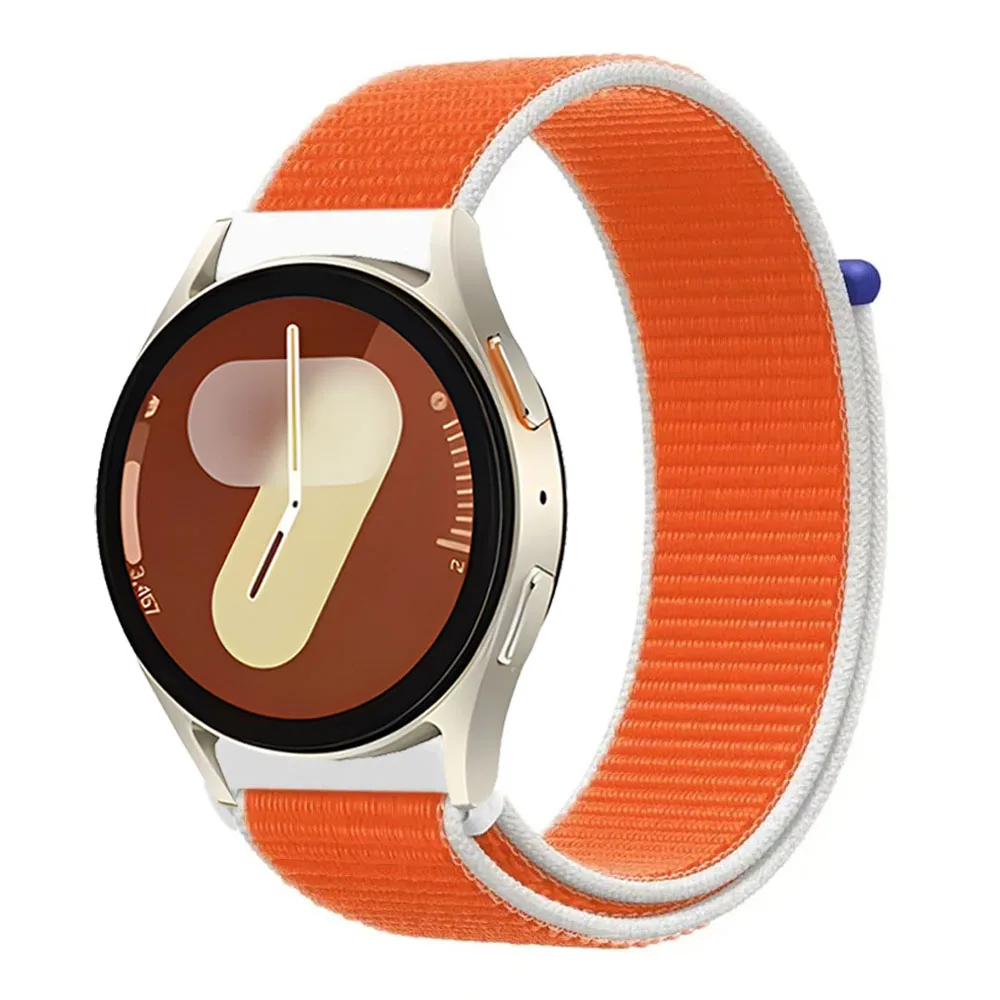 لا توجد واجهة الفجوة حزام النايلون لساعة سامسونج جالاكسي 7/6/5/4 44 مللي متر 40 مللي متر سوار رياضي جالاكسي ساعة 6-4 الكلاسيكية 47 مللي متر 46 مللي متر الفرقة