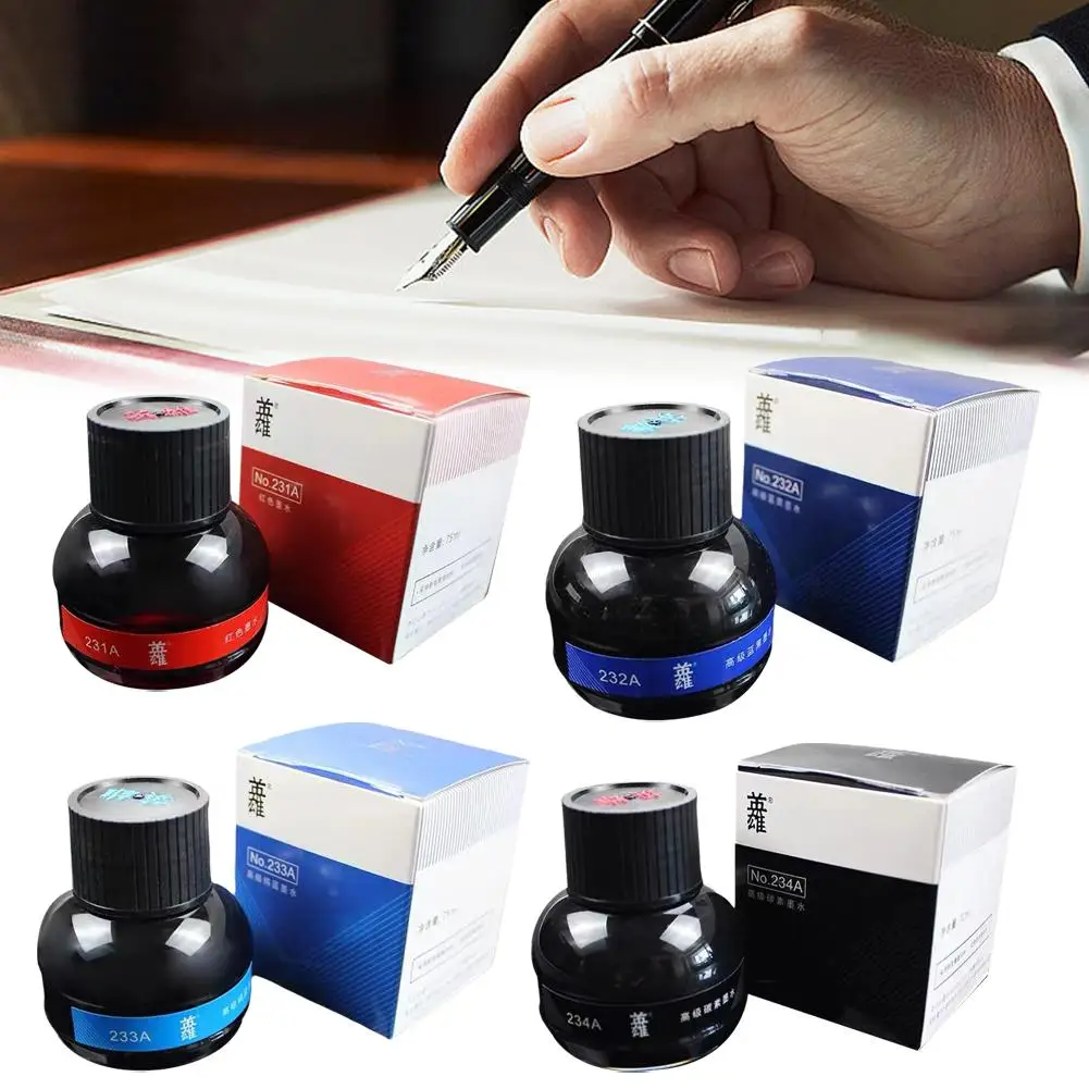 20/30/70ml Pen Supplement Ink Stationery Calligraphy Writing School Color Tool Ink Supply Office Dip Pen Universal Pen Tool