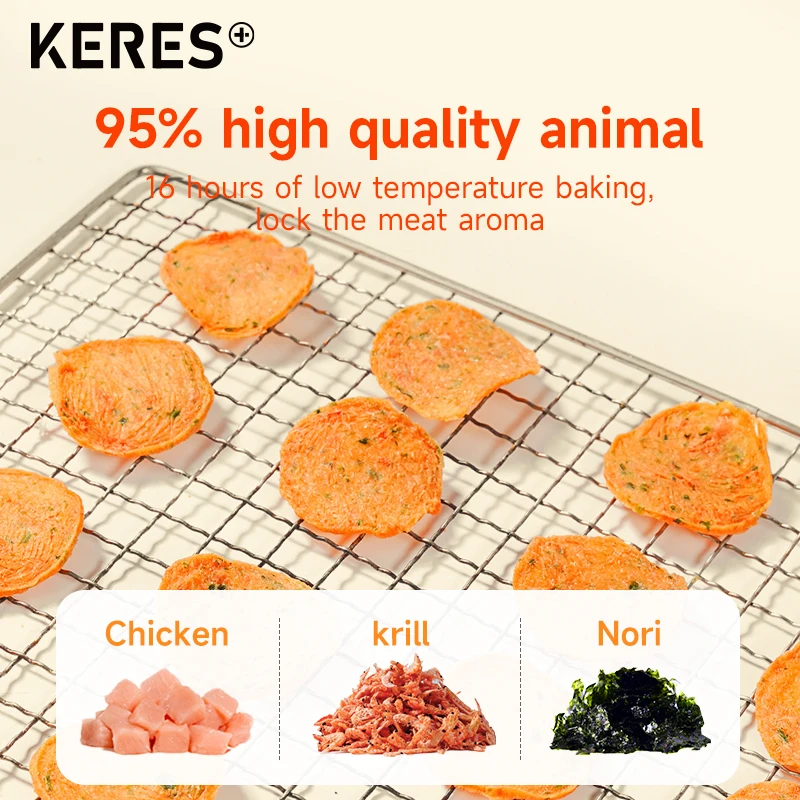 KERES 360g Pet Snacks Dog Treats Pet Food Snacks Chicken Breast Jerky Cat Treats Dry Food Wet Food Dog Snack