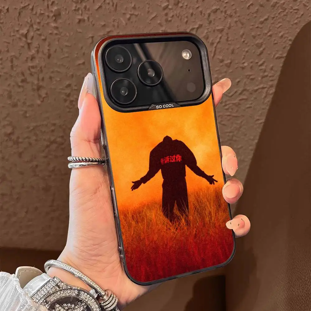 حافظة هاتف K-Kanye West Bully لهاتف iPhone 17,16,15,14,13,12,11,Pro,Max,Plus,E,Air,Mini Black Tpu